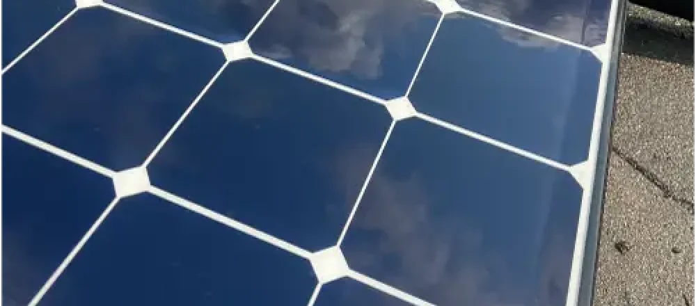 solar panel cleaning after